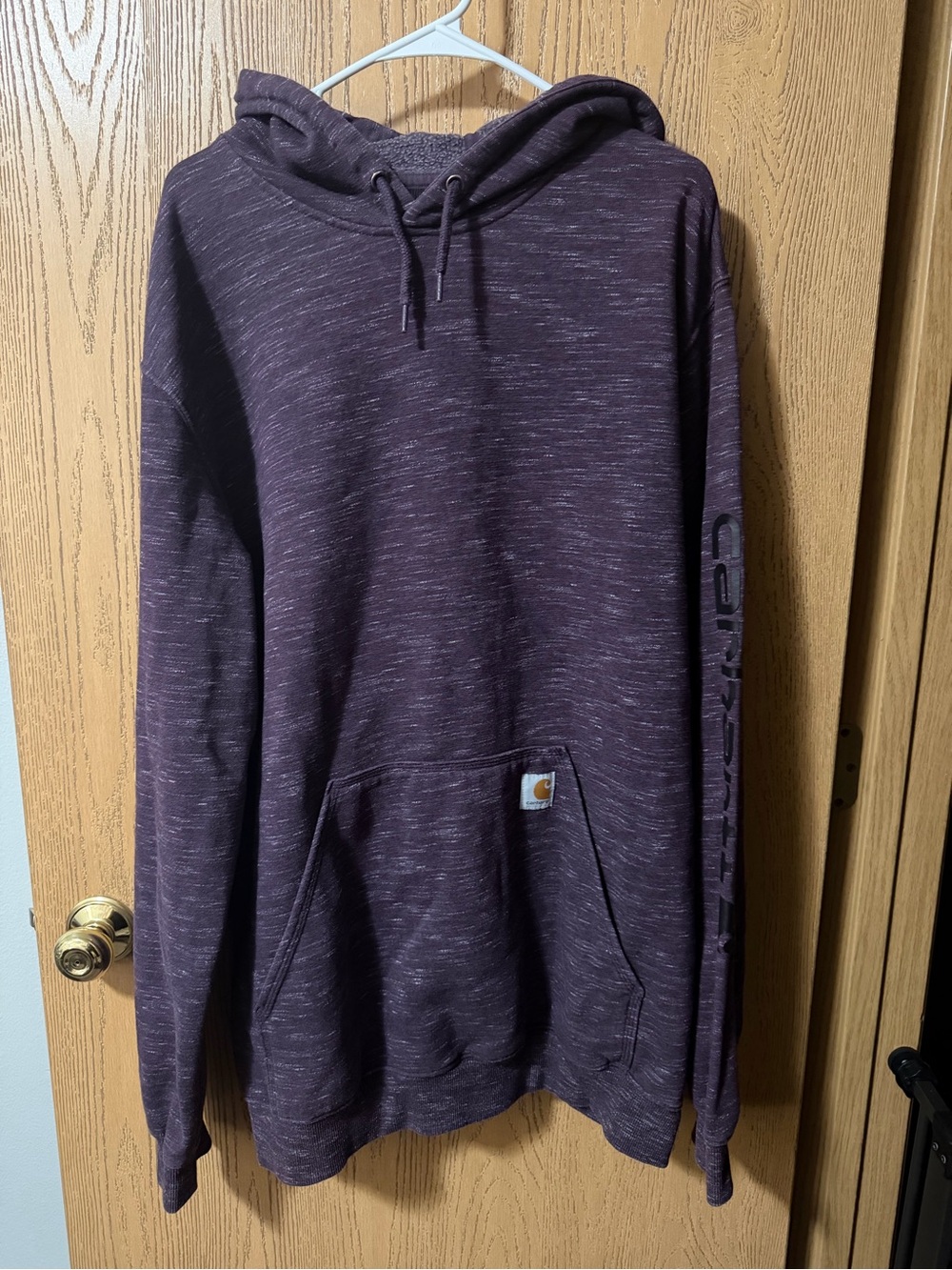 Carhartt Men’s Heather Plum Pullover Hoodie